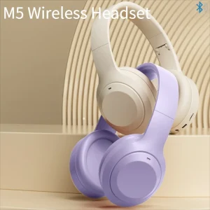 Over Ear HIFI Stereo M5 Headsets Wireless Bluetooth 5.3 Headphones Sports Gaming Earphones Support TF/AUX noise reduction