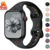 Slim Silicone Straps for Apple watch Band 40mm 41mm 45mm 44mm 49mm 42mm 46mm bracelet iwatch Series 10 9 8 7 6 5 SE Ultra 2
