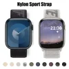 Nylon Sport Strap for Apple Watch Band 49mm 44 38mm Watchband Loop Bracelet iWatch 10 9 8 7 6 5 se2 Ultra 2 45mm 44mm 41mm 42mm