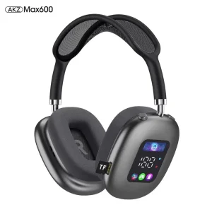 AKZ-MAX600 Headphone Wireless Bluetooth Headset With Mic Noise Cancelling Headsets Stereo Sound Earphone Sports Gaming Headphone