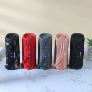 Outdoor Speaker Riding TG365 Portable Bluetooth Wireless Column 10W Dual Bass LED FM AUX BT TF Home Music Player For Camping