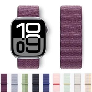 Strap For Apple Watch 10 11 Band 42mm 46mm 45mm 44mm 41 49mm 40mm Sport loop Bracelet Correa iwatch series 8 9 7 6 5 4 SE Ultra