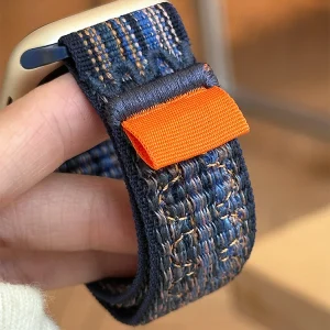 Sport Band For Apple Watch Ultra 2 49mm 45mm 44mm woven Bracelet Nylon Loop 46mm 41mm 42mm Straps iWatch S10 9 8 7 6 5 4 3 se 2